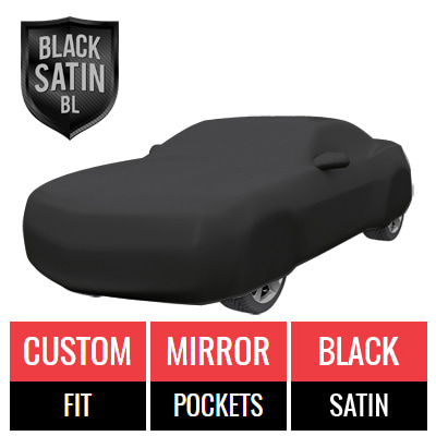 Black Satin BL - Black Car Cover for Chevrolet Camaro 2016 Coupe 2-Door