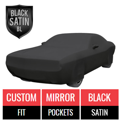 Black Satin BL - Black Car Cover for Dodge Challenger 2022 Coupe 2-Door with Widebody