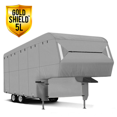 Gold Shield 5L - RV Cover for Fifth Wheel Trailer 23' To 26' Feet Long