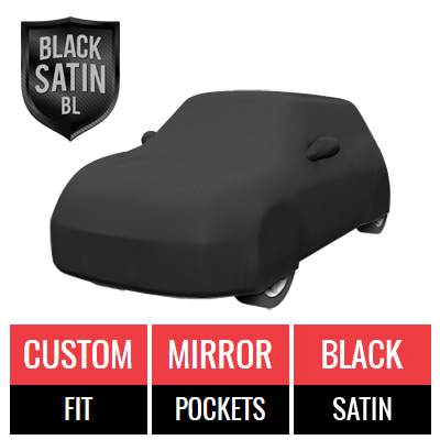 Black Satin BL - Black Car Cover for Mini Cooper 2023 Hatchback 2-Door