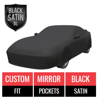 Black Satin BL - Black Car Cover for Ford Mustang 2001 Convertible 2-Door
