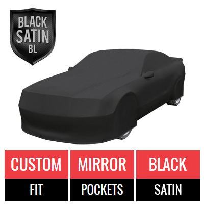 Black Satin BL - Black Car Cover for Ford Mustang Shelby GT500 2015 Convertible 2-Door