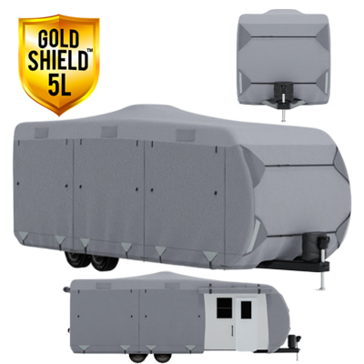 Gold Shield 5L - RV Cover for Travel Trailer 18' To 20' Feet Long